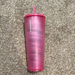 Pink starbucks cup